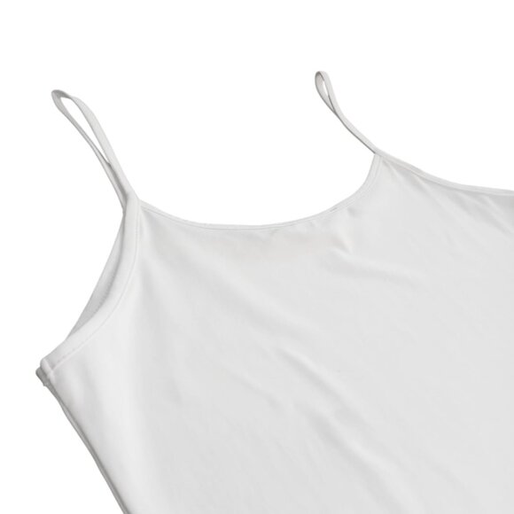 ZARA White Basic Women’s Camisole Tank Top – Spaghetti Straps, Size M - Picture 7 of 10